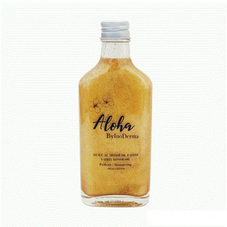 ALOHA BY INODERMA HUILE DE MONOI DE TAHITI PAILLETEE GOLD 100ML