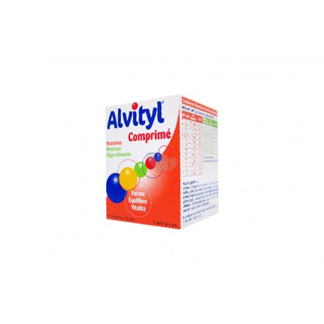 ALVITYL COMPRIME VITAMINES+MINERAUX+OLIGO BT/40