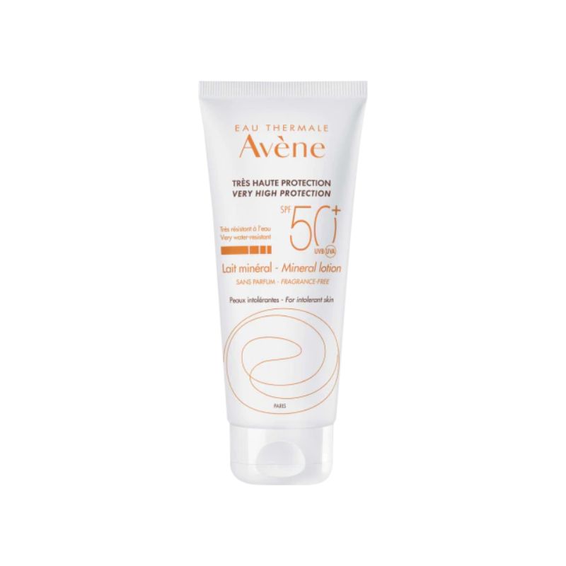 AVENE SOLAIRE LAIT MINERAL TRES HAUTE PROTECTION SPF50+ 100ML