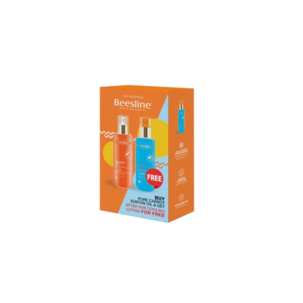 BEESLINE PACK PURE CARROT OIL 200ML +AFTER SUN 200ML OFFERT