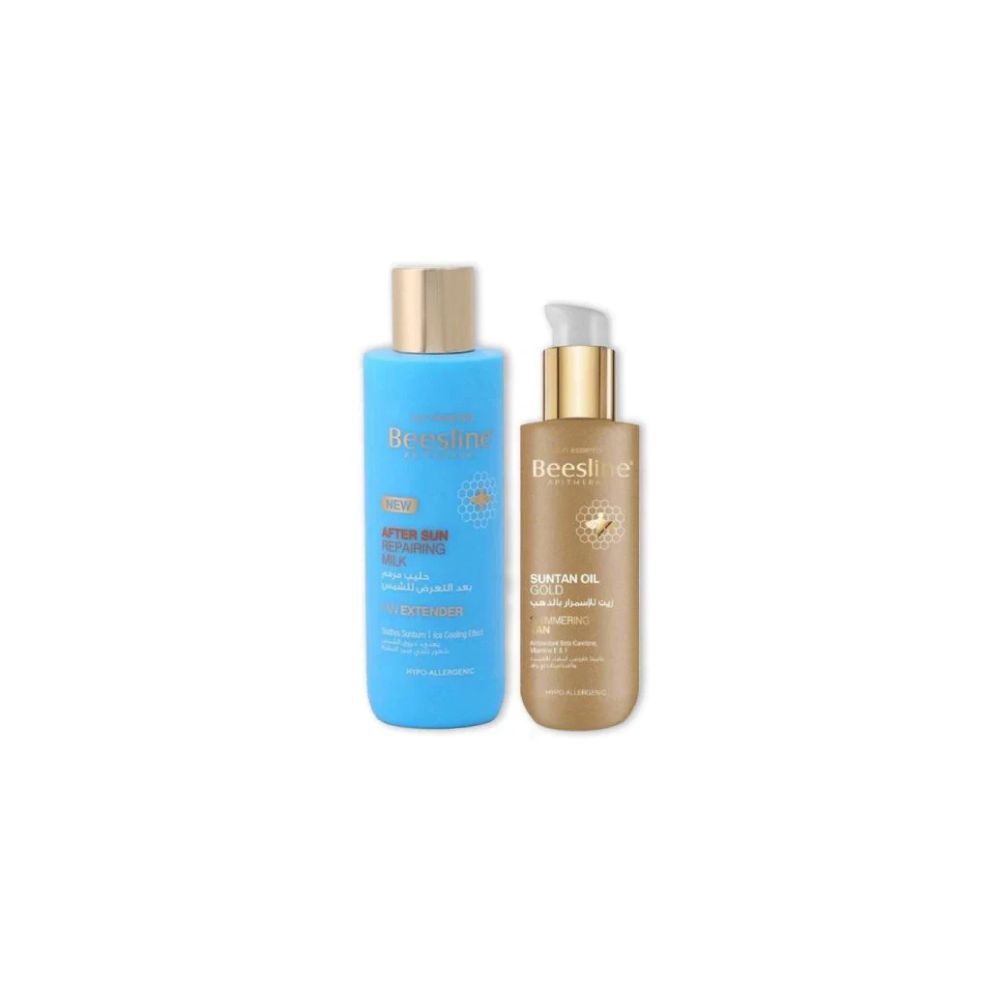 BEESLINE PACK SUNTAN OIL GOLD + AFTER SUN LOTION OFFERT