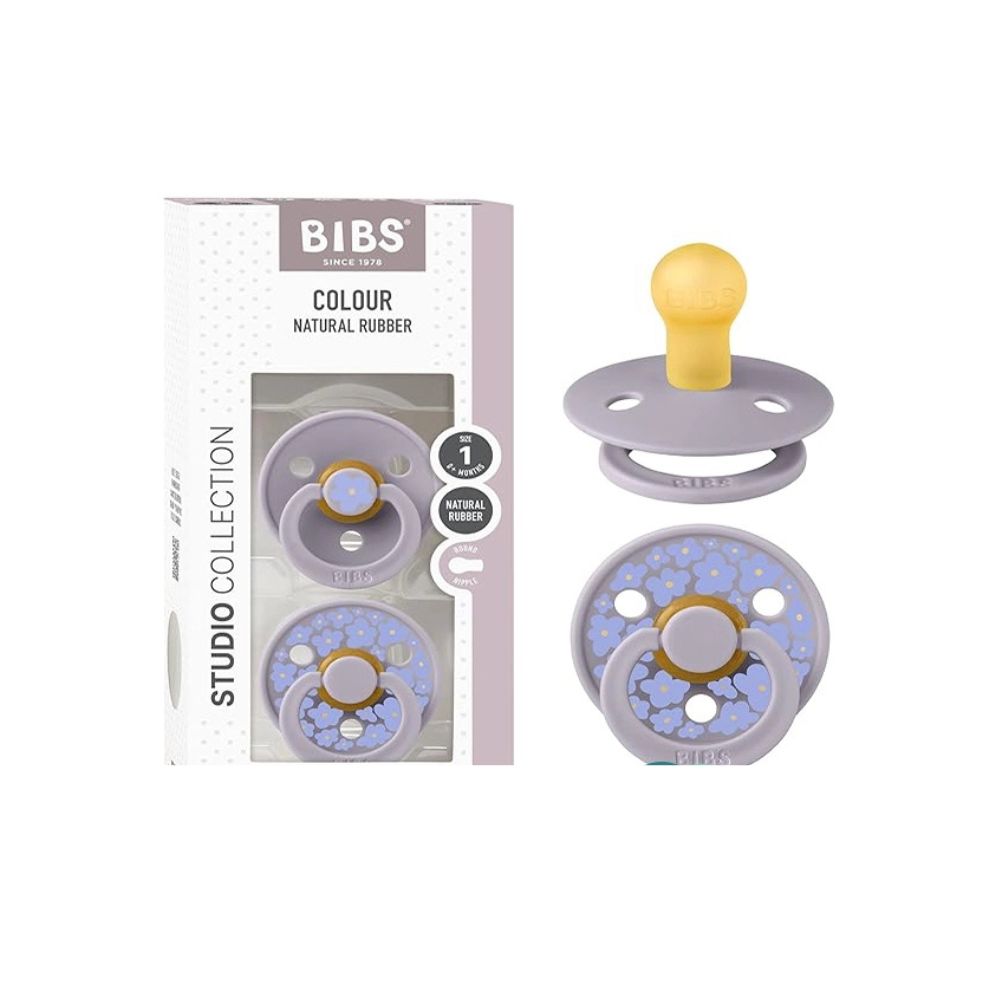 BIBS 2 Sucettes Taille1 Couleur Jasmin Fossil Grey