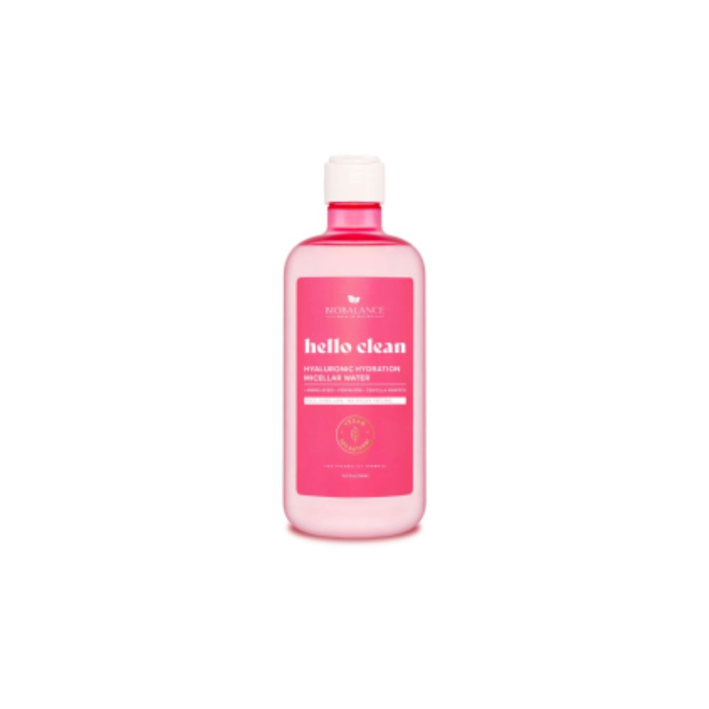 BIOBALANCE HELLO CLEAN EAU MICELLAIRE HYDRATANTE HYALURONIQUE 500ML