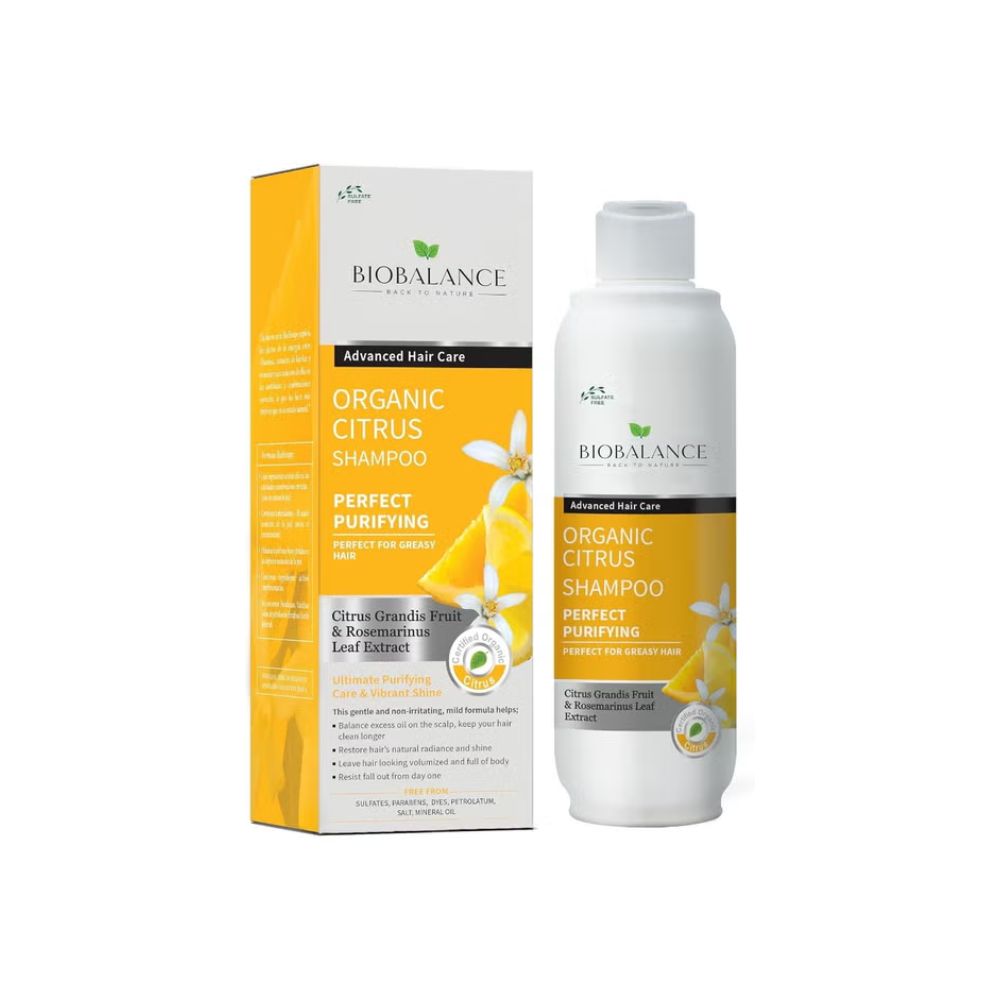 BIOBALANCE ORGANIC CITRUS SHAMPOO 330ML