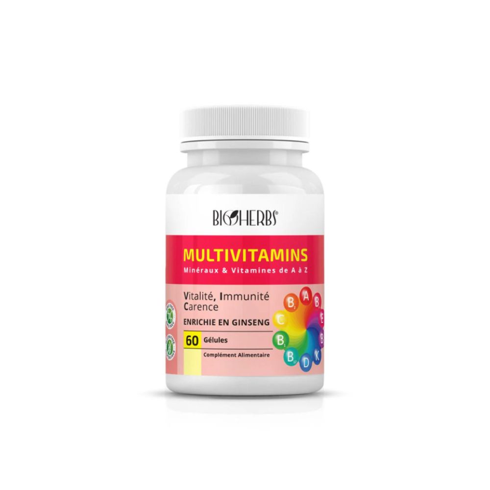 BIOHERBS MULTIVITAMINS 60 GELULES