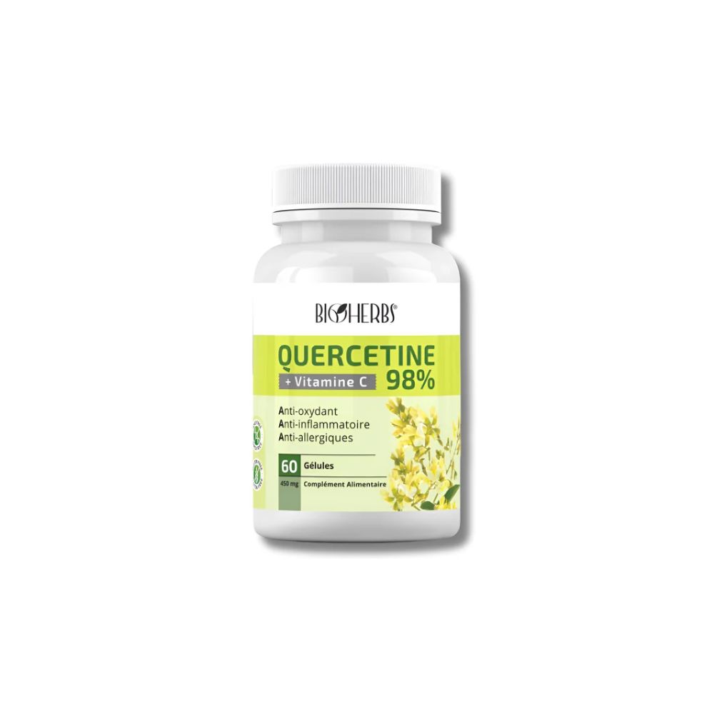 BIOHERBS QUERCETINE 98% 60 GELULES