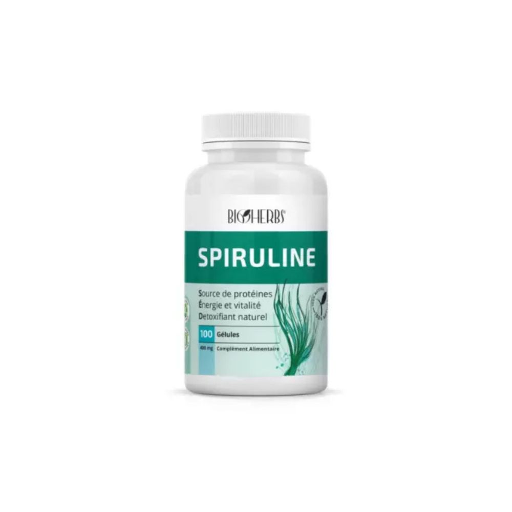 BIOHERBS SPIRULINE 100 GELULES