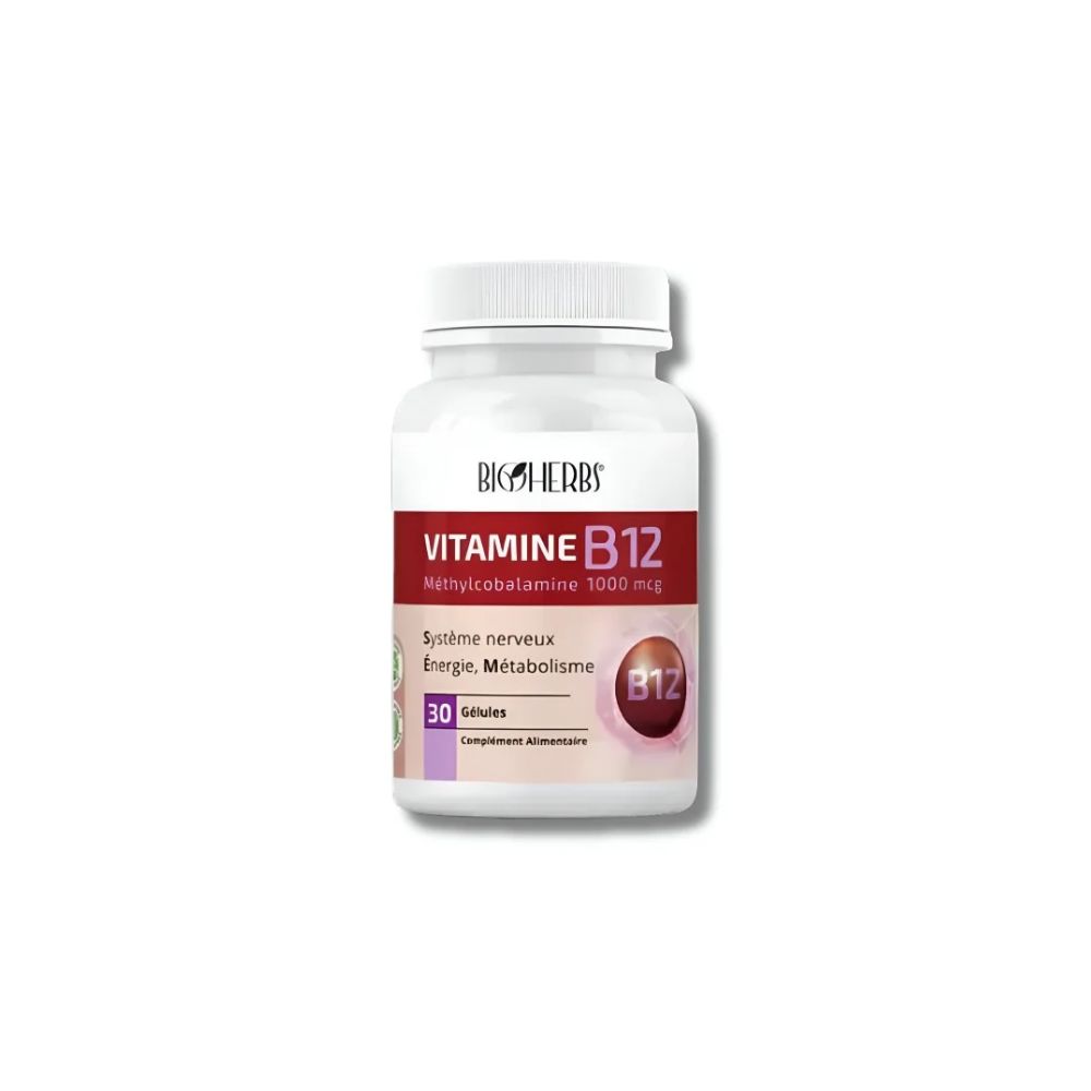 BIOHERBS – VITAMINE B12 30 GELULES