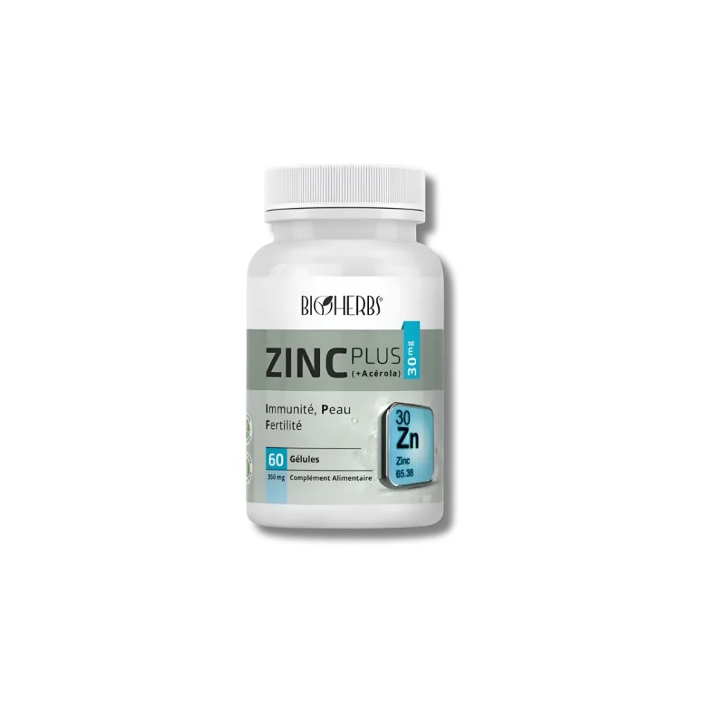 BIOHERBS – ZINC PLUS+ACREOLA 60 GELULES