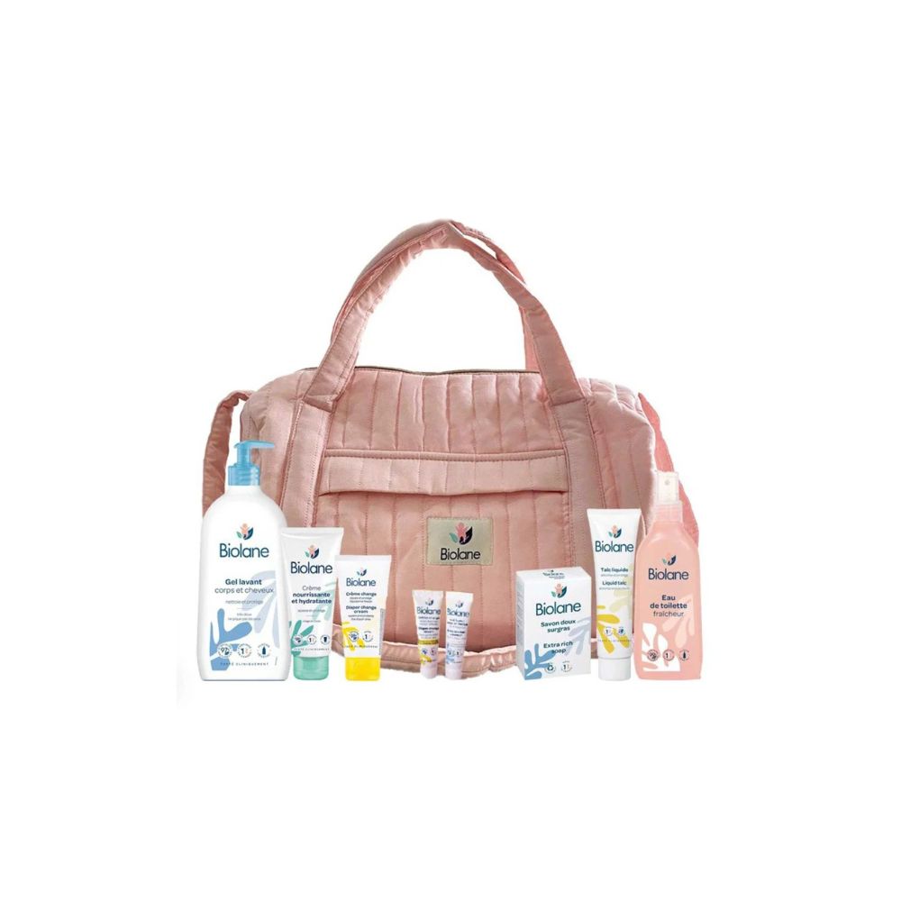 BIOLANE SAC MAMAN MATELASSEE ROSE