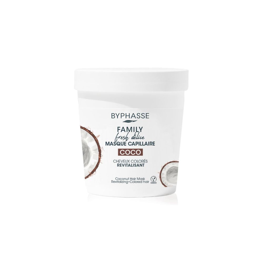 BYPHASSE FAMILY MASQUE CAPILLAIRE COCO CHEVEUX COLORES 250ML