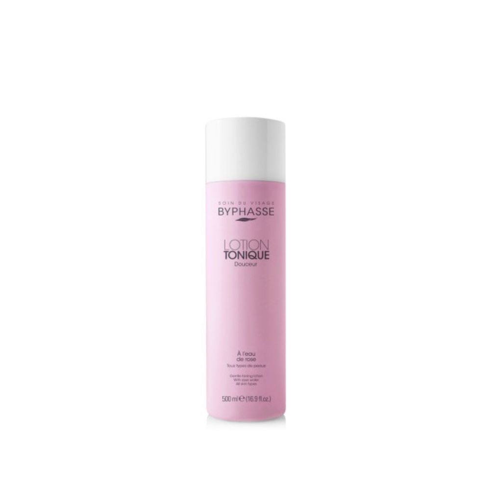 BYPHASSE LOTION TONIQUE A L’EAU DE ROSE 500ML