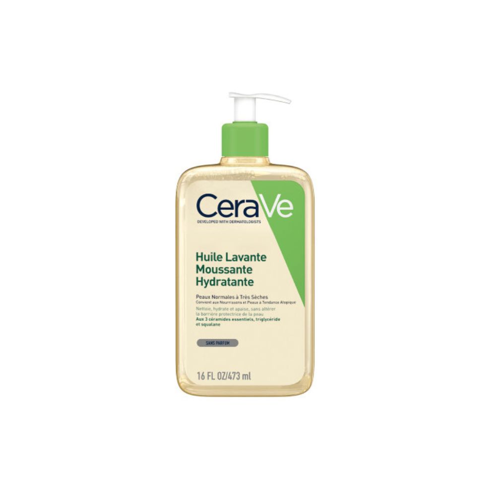 CERAVE HUILE LAVANTE MOUSSANTE HYDRATANTE 473 ML