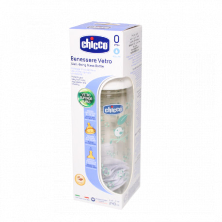 CHICCO Biberon en verre 240ml