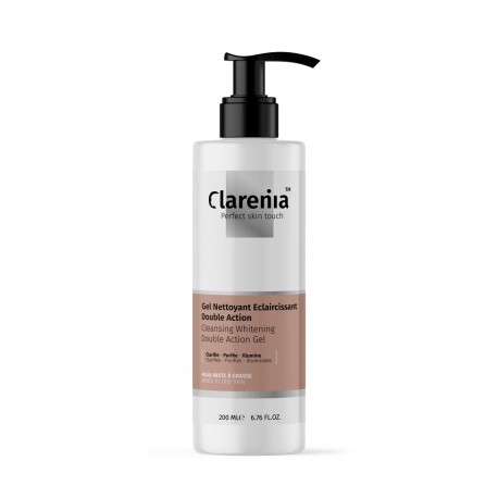 CLARENIA GEL NETTOYANT ECLAIRCISSANT DOUBLE ACTION PNS – 200ml