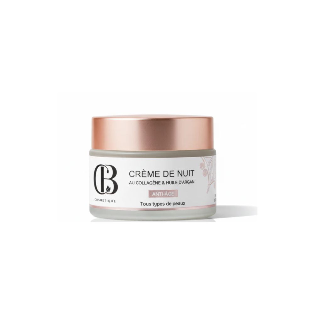 Crème de nuit Anti-Âge au Collagène et l’huile d’argon