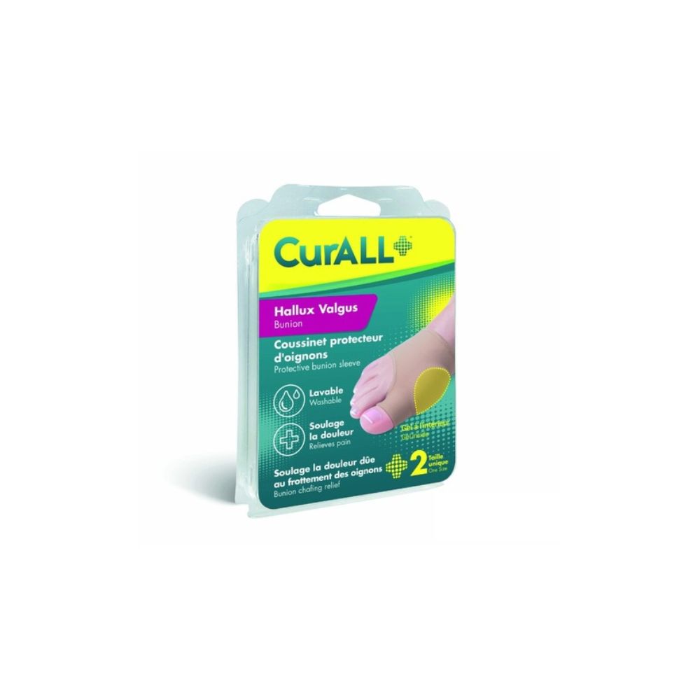 CurALL Coussinet Protecteur Oignons Hallux Valgus