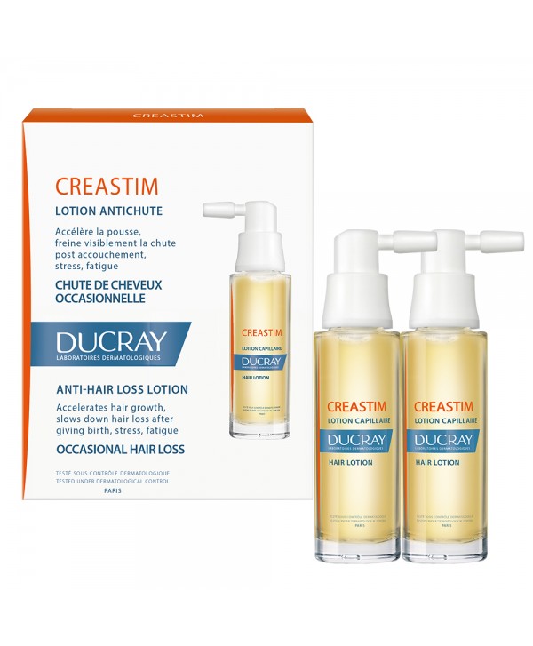 Ducray CREASTIM LOTION ANTICHUTE – 2 FLACONS SPRAY 30ml