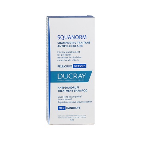 Ducray SQUANORM SHAMPOOING PELLICULES GRASSES 200ml
