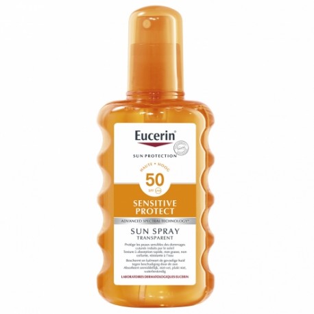 EUCERIN SUN SENSITIVE PROTECT SPRAY TRANSPARENT SPF50 200ML