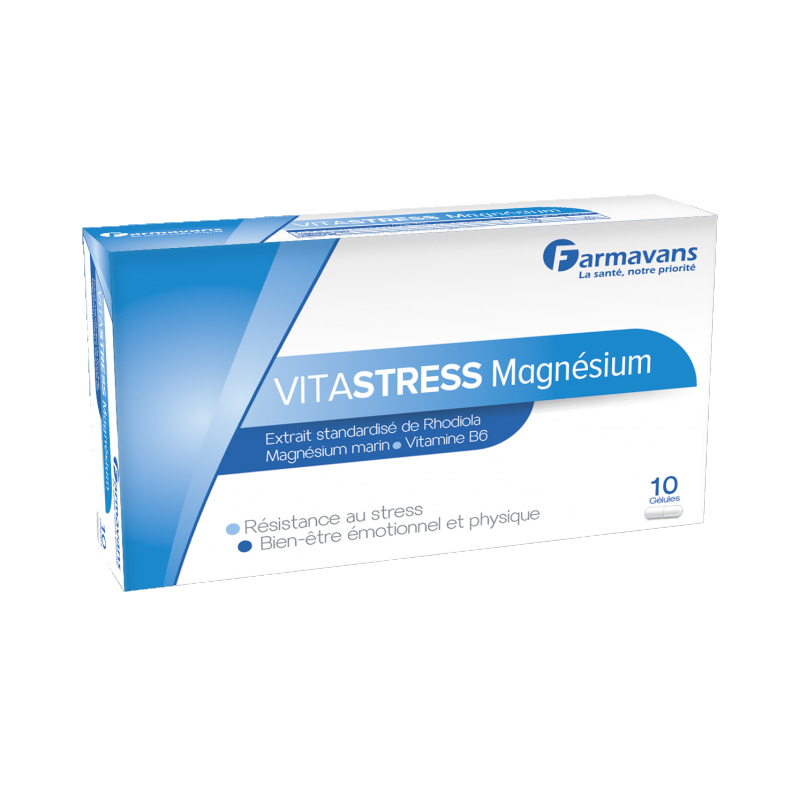 FARMAVANS VITASTRESS MAGNÉSIUM 10 GÉLULES