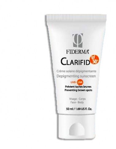 FIDERMA CLARIFID CREME SOLAIRE DEPIGMENTANTE SPF 50+ 50ML