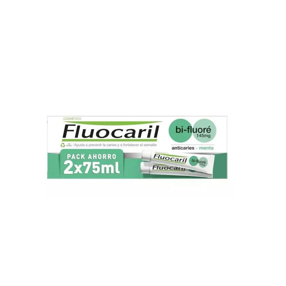 FLUOCARIL DENTIFRICE BI-FLUORÉ 145MG MENTHE 2*75ML