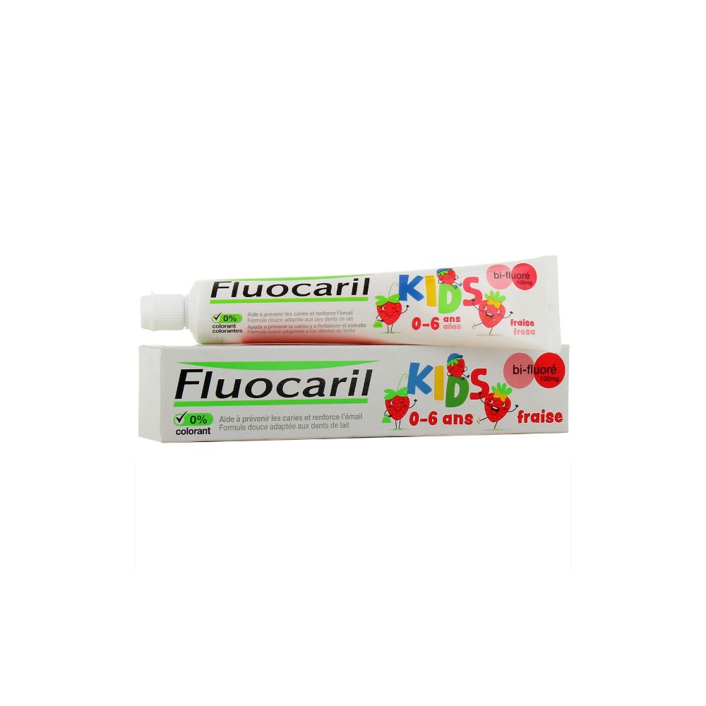 Fluocaril Dentifrice Kids 0-6 Ans Fraise