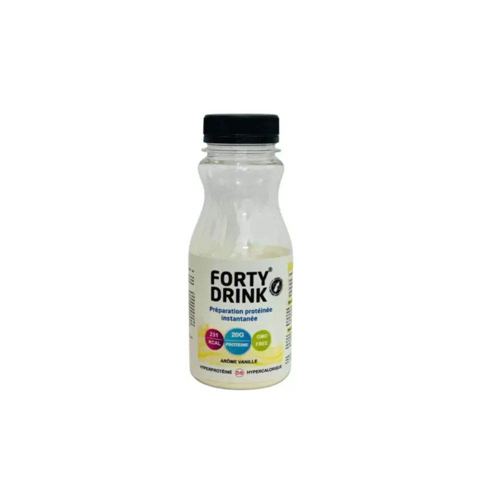 Forty Drink Preparation Proteinee Instantanee Arome Vanille 49.3g