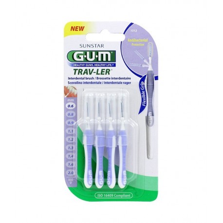 GUM Brossette Travler 0 6 mm (1312)