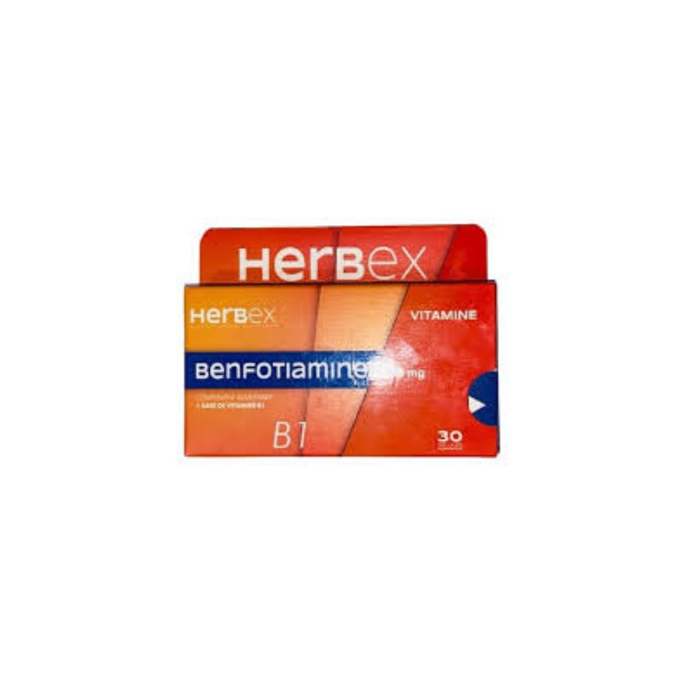 Herbex Benfotiamine Vitamine B1 50 MG BT30