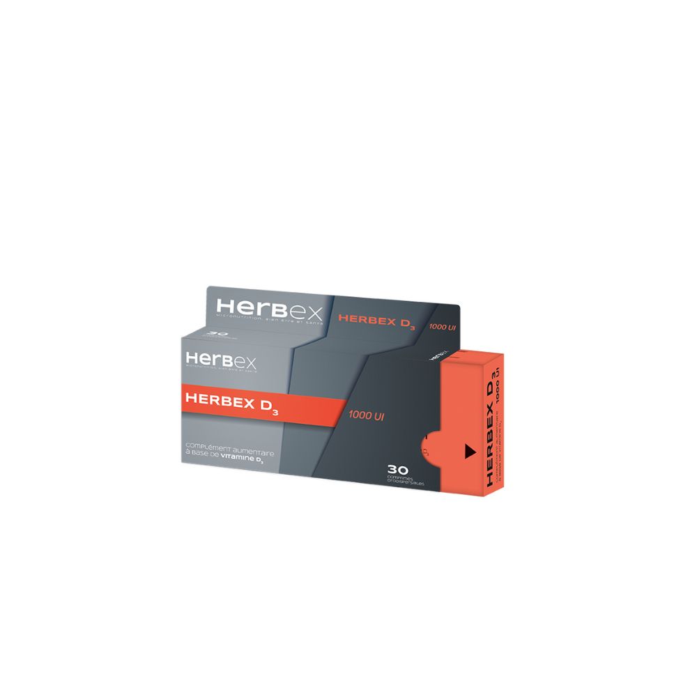 HERBEX D3 1000UI COMP Orodispersibles BT30