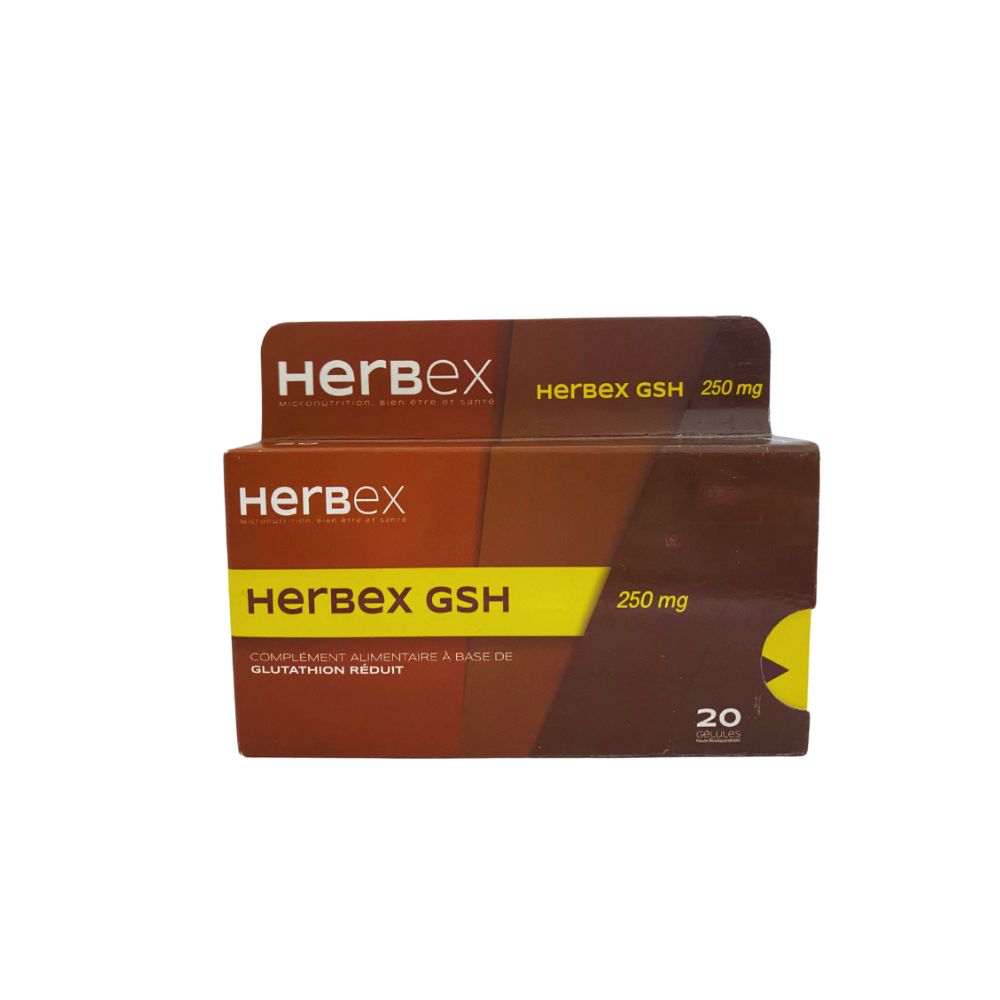 HERBEX GSH 250MG 20 GELULES