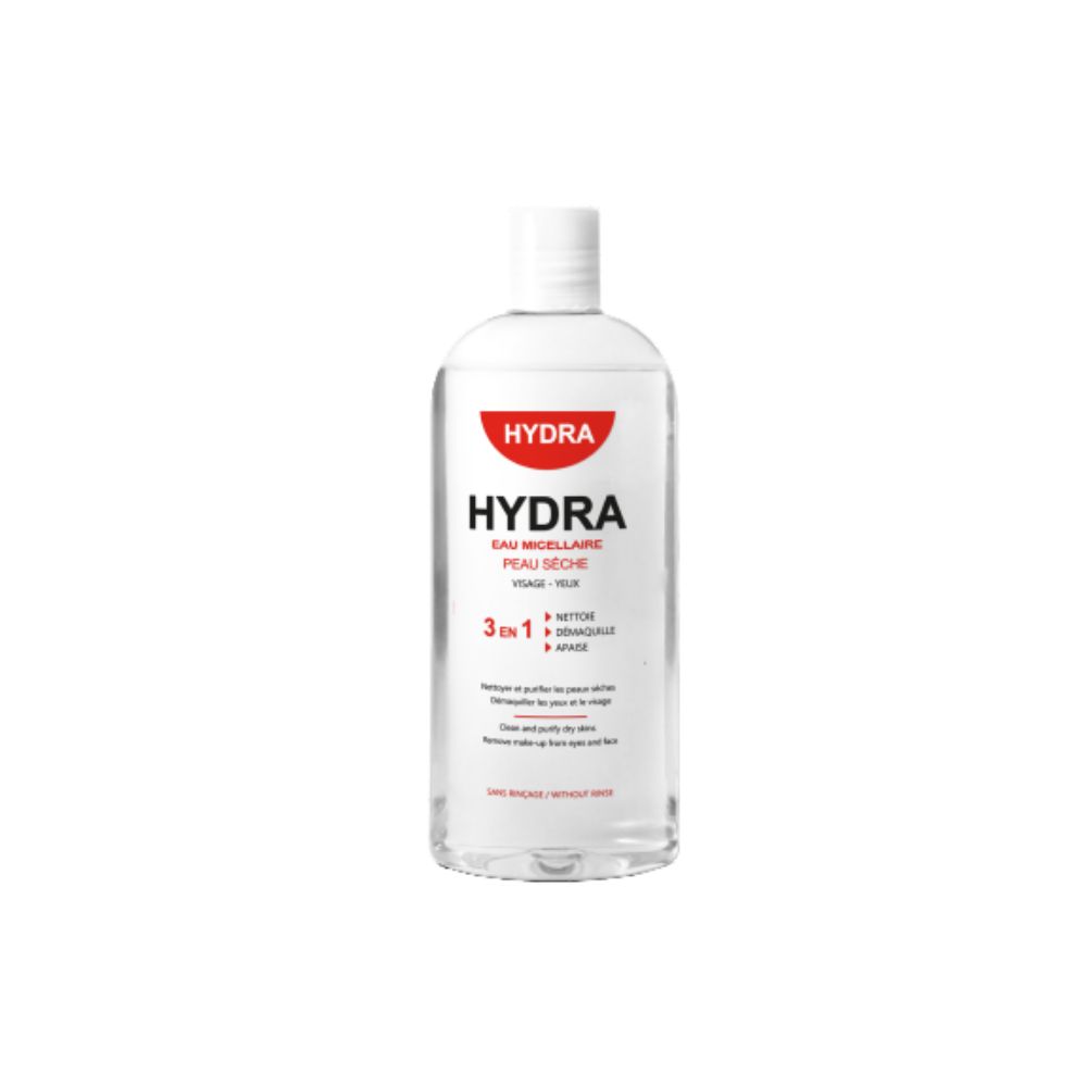 hydra eau micellaire peau séche 250ml