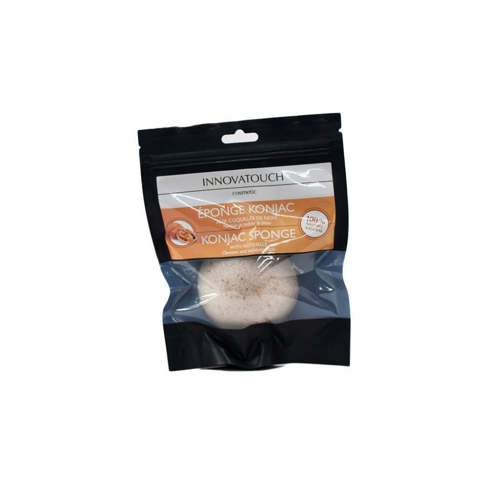 INNOVATOUCH EPONGE KONJAC AUX COQUILLES DE NOIX