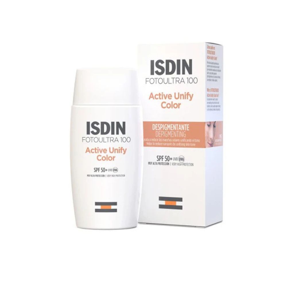 ISDIN PHOTOPROTECTION ECRAN SOLAIRE ACTIVE UNIFY FUSION FLUIDE TEINTEE SPF50+ 50ML
