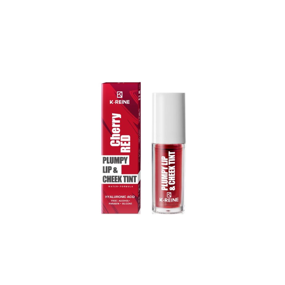 K-REINE PLUMPY LIP CHEEK TINT CHERRY RED 6ML