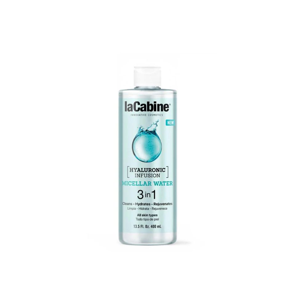 La Cabine Eau Micellaire 3 en 1 Hyaluronic Infusion 400ml – Nettoyant Hydratant