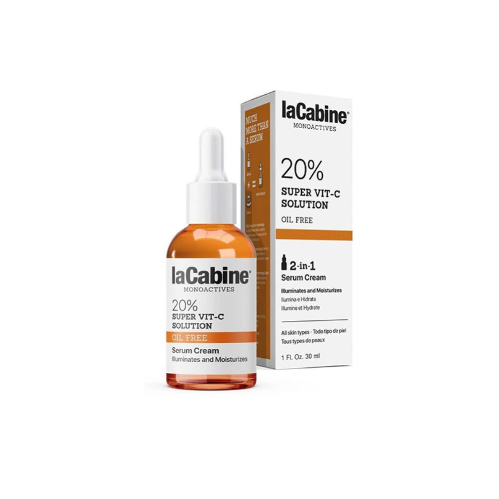 La Cabine Monoactives 20 % Super Vit C Solution Sérum Crème 30ml