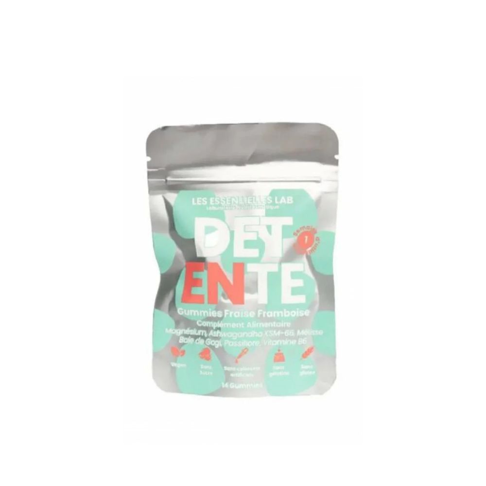 LES ESSENTIELLES LAB DETENTE GUMMIES FRAISE FRAMBOISE 14P