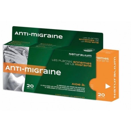 Naturalium Anti-migraine, 30 gélules