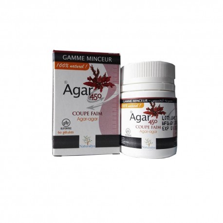 Naturalya AGAR 450 coupe faim 60 capsules