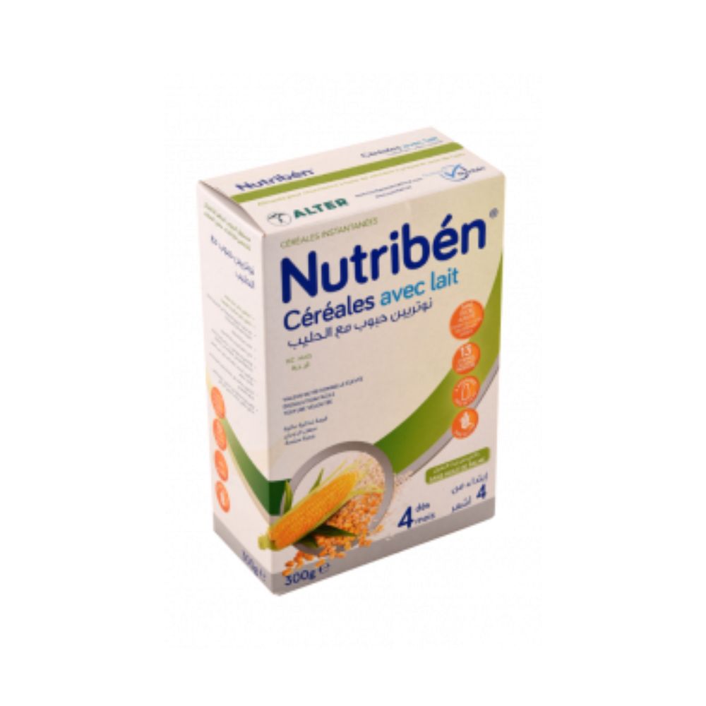 NUTRIBEN CEREALES LAIT 300GR
