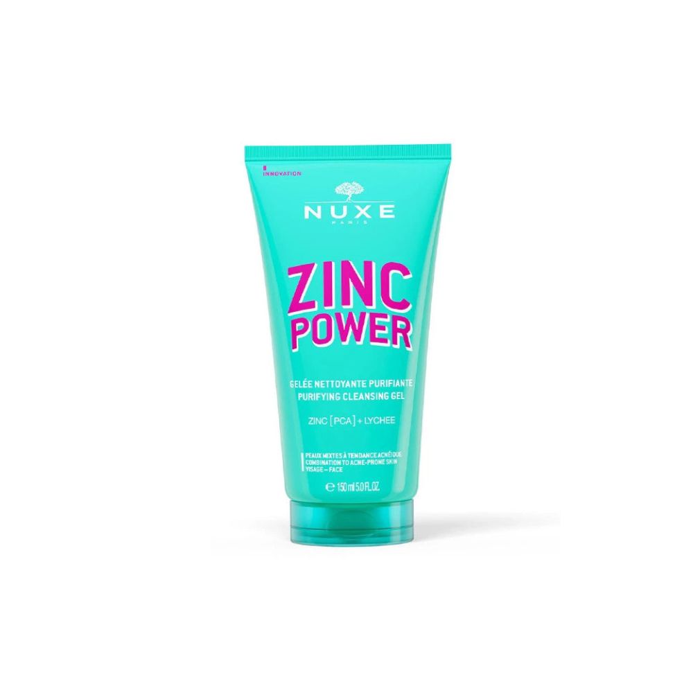 NUXE ZINC POWER GELEE NETTOYANTE PURIFIANTE 150ML