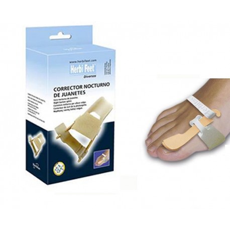 HERBI FEET ORTHESE DE NUIT CORRECTRICE D’HALLUX VALGUS 1 paire 12.750.8
