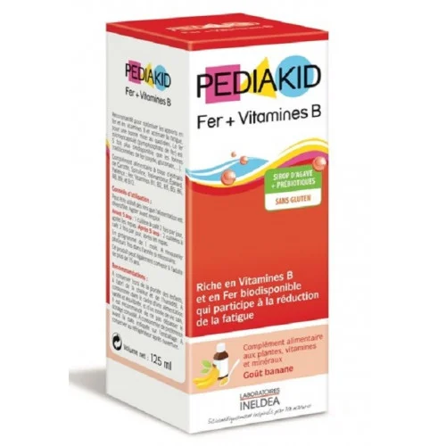 PEDIAKID FER + VITAMINES B SIROP 125ML