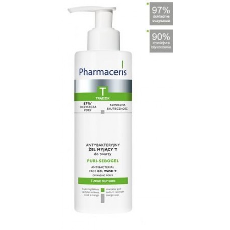 PHARMACERIS T PURI SEBOGEL NETTOYANT 190 ml