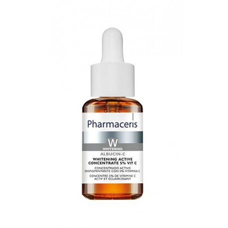 PHARMACERIS W Albucin-C 5% Sérum concentré anti-tâches, 30ml