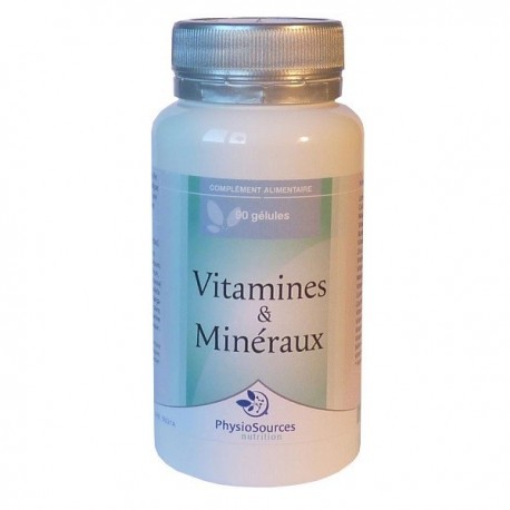 Physio Sources Vitamines & Minéraux, 90 gélules