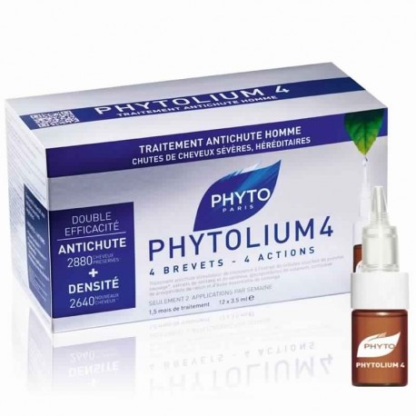 PHYTO Phytolium 4 Traitement Antichute homme 12×3.5ml